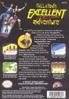 Bill & Ted's Excellent Video Game Adventure Box Art Back